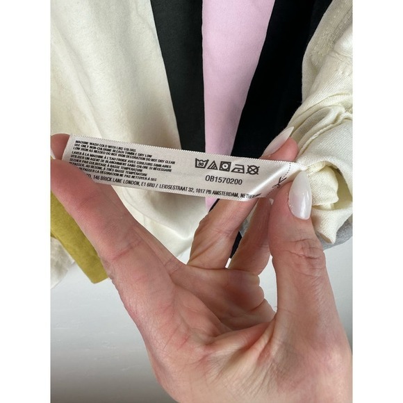 NWOT Free People Movement "Inspire Printed" Tee Small FLAW - Picture 5 of 9